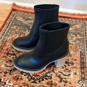 Dolce Vita - Caster H2O Booties - Black Leather - Size 7.5